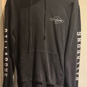 Billabong Classic Black Hoodie with Logo